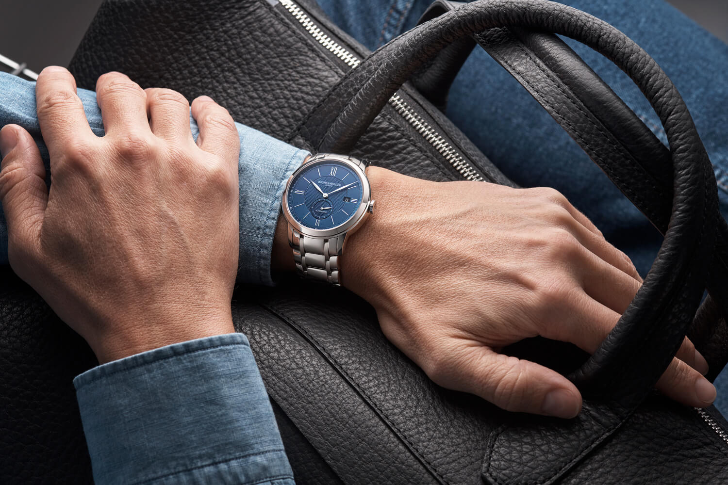 Watch on a yellow car